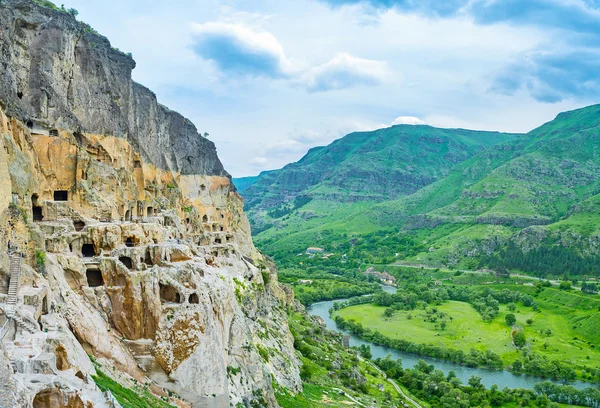 Nelle grotte di Vardzia — Foto Stock