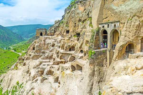 The monastic complex of Vardzia — Stock Photo, Image