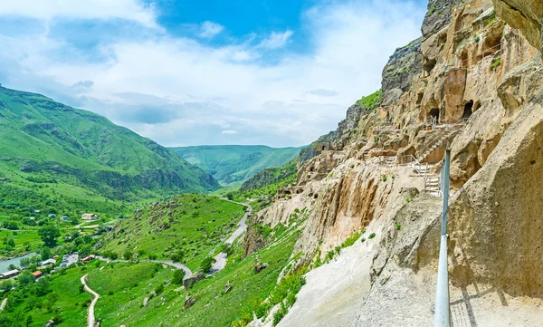 The archaeological site in Georgian mountains — Stock Photo, Image