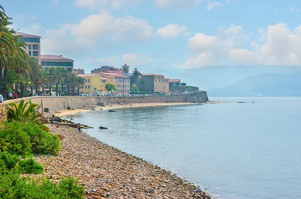 El paseo principal de Ajaccio — Foto de Stock