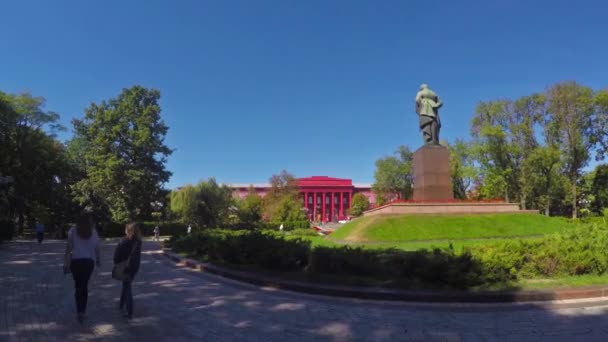 Os parques em Kiev — Vídeo de Stock