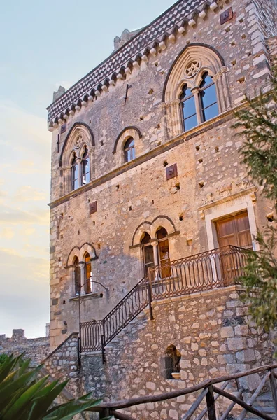 O Palácio Corvaja em Taormina — Fotografia de Stock