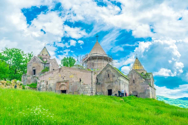 The Monastery on the foothill — Stock Photo, Image