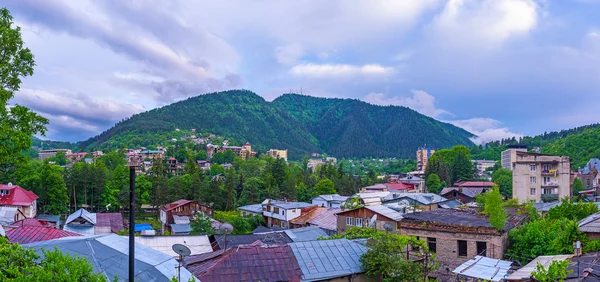 Borjomi'nin panoramik manzarası — Stok fotoğraf