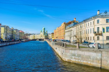 St Petersburg Griboedov Kanalı'nın dolgu