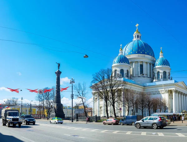 Treenighetens katedral i S:t Petersburg — Stockfoto