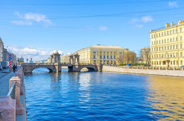 The Lomonosov Bridge — Stock Photo, Image