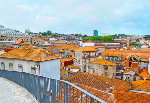 Roofs Historic Wine Factories Vila Nova Gaia Porto Portugal — Stock Photo, Image