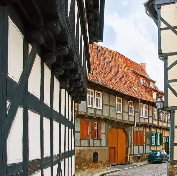 Palabra Era Asentamiento Histórico Hoy Día Barrio Situado Altstadt Casco — Foto de Stock