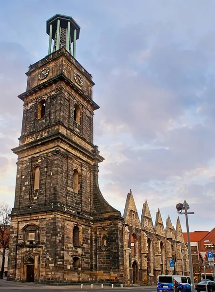 Rovine Aegidienkirche Chiesa San Giles Furono Lasciate Hannover Come Memoriale — Foto Stock