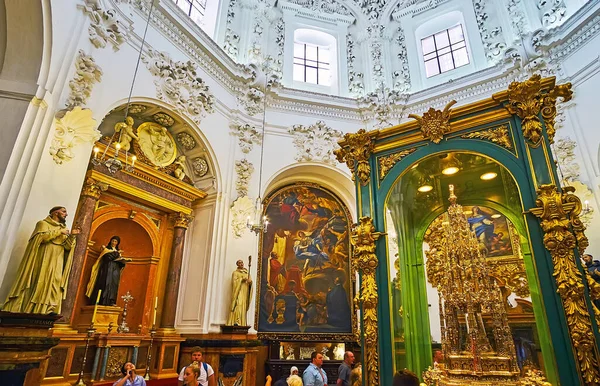 Cordoba Spain Sep 2019 Interior Splendid Medieval Capilla Teresa Ornate — Stock Photo, Image