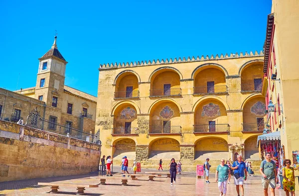 Cordoba Spain September 2019 Walk Triumph Square Enjoy View Medieval — Stock Photo, Image