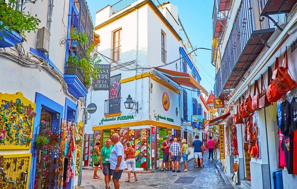 Cordoba Spanje Sep 2019 Calle Romero Straat Van Juderia Joodse — Stockfoto