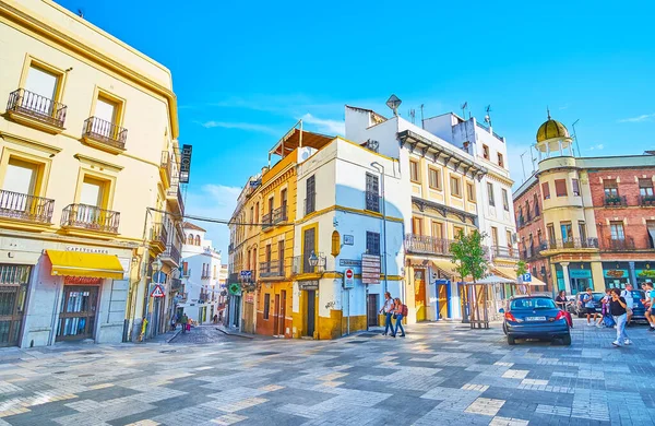 Cordoba Spain Sep 2019 Historiska Calle Capitulares Gatan Med Gamla — Stockfoto