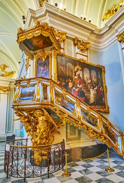 Kyiv Ukraine Μαΐου 2021 Εκκλησία Του Αγίου Ανδρέα Είναι Πλούσια — Φωτογραφία Αρχείου