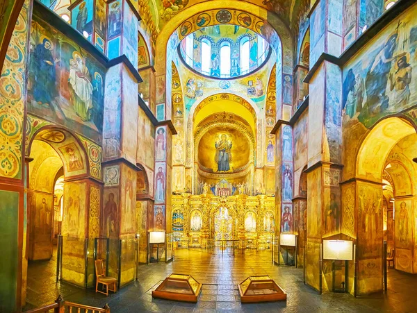 Kyiv Ucrania Mayo 2021 Panorama Del Ábside Catedral Santa Sofía — Foto de Stock