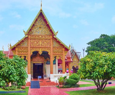 Wat Phra 'dan Phra Kluai Phayai Hariphunchai Tapınağı, Lamphun, Tayland