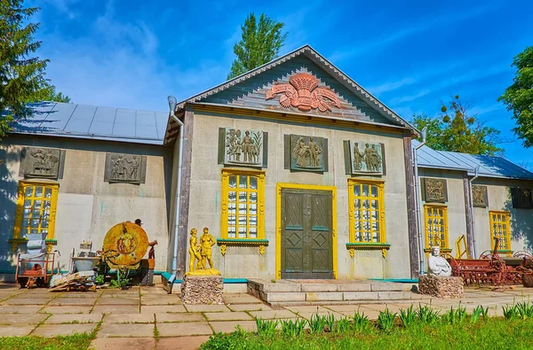 Pereiaslav Ucrania Mayo 2021 Fachada Del Museo Del Pan Decorada — Foto de Stock