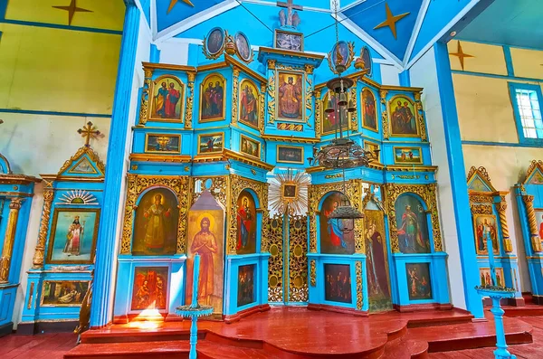 Pereiaslav Ukraine May 2021 Medieval George Church Pereiaslav Scansen Colorful — Stock Photo, Image