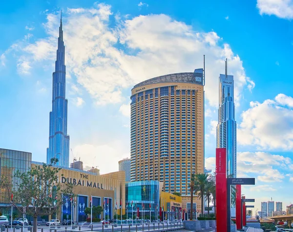 Dubai Emiratos Árabes Unidos Marzo 2020 Vista Panorámica Del Dubai — Foto de Stock