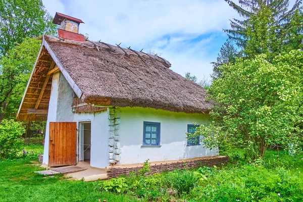 Pereiaslav Ucrania Mayo 2021 Antigua Casa Hata Viuda Rodeada Pintoresco — Foto de Stock