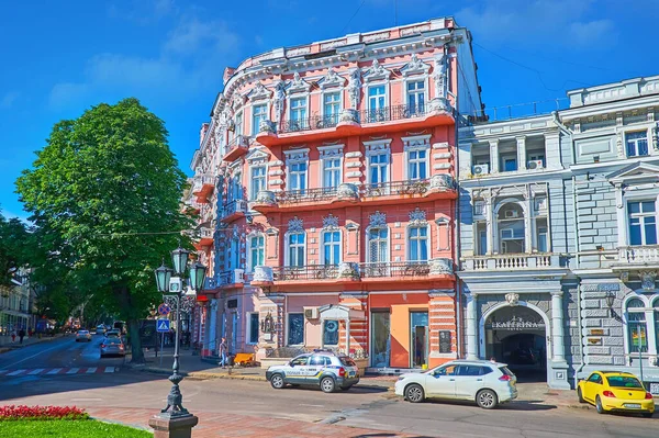 Odessa Ucrania Junio 2021 Impresionante Histórica Casa Alexandru Sturdza Con — Foto de Stock