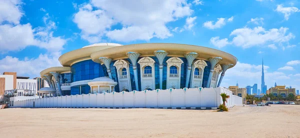 Dubai Vae Maart 2020 Panorama Met Futuristische Villa Jumeirah Strand — Stockfoto