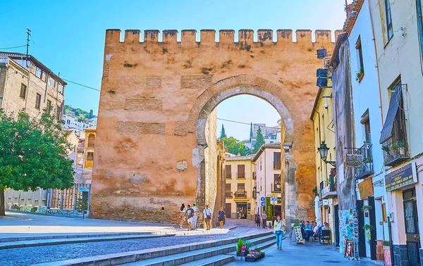 Granada Spagna Set 2019 Tradizionale Architettura Araba Arco Ferro Cavallo — Foto Stock