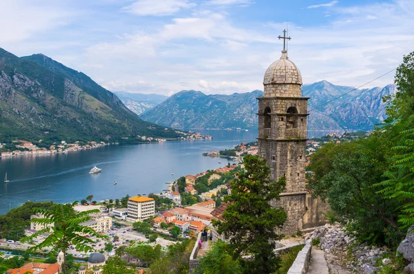 The view with the belfry — Stock Photo, Image