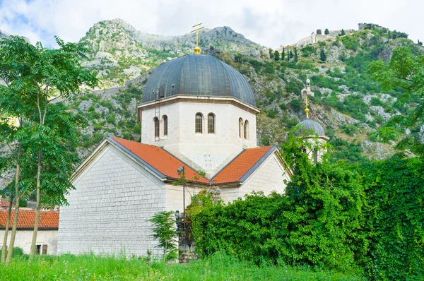 The view with the church — Stock Photo, Image