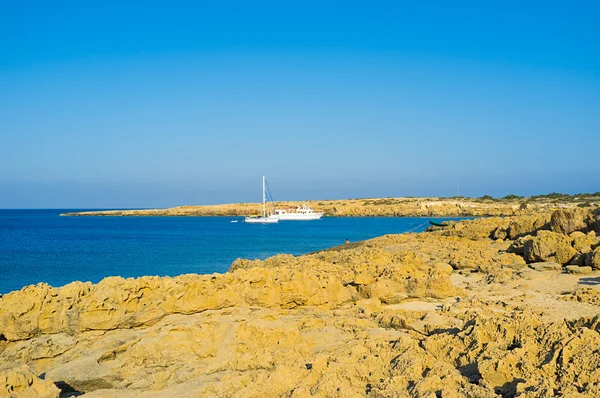 The white yachts — Stock Photo, Image