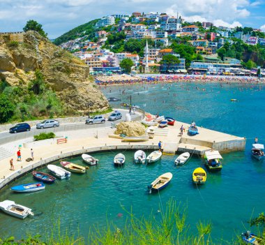 Ulcinj vanaf de heuvel