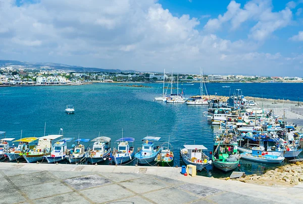 The moored boats — Stock Photo, Image