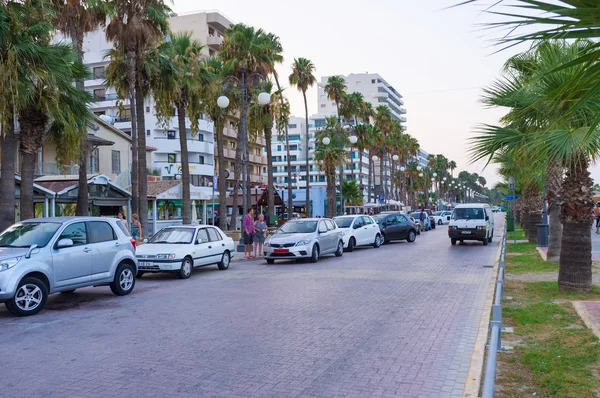 The evening in Larnaka — Stock Photo, Image