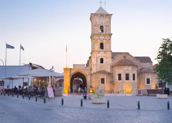 A noite em Larnaka — Fotografia de Stock