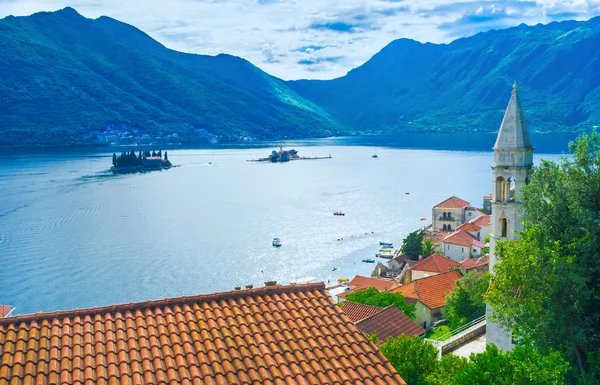 The coast of Perast — Stock Photo, Image