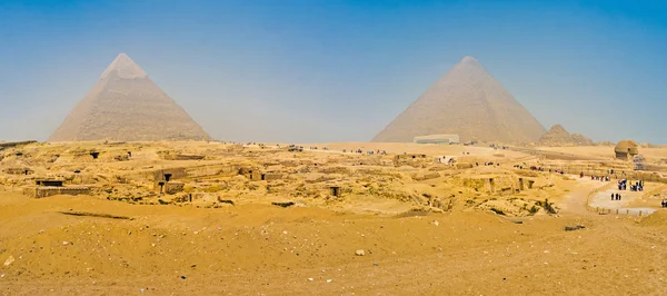El complejo piramidal de Giza —  Fotos de Stock