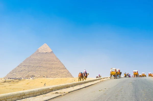 I Giza — Stockfoto