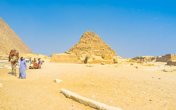 The ruins in desert — Stock Photo, Image