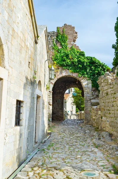 A rua medieval — Fotografia de Stock