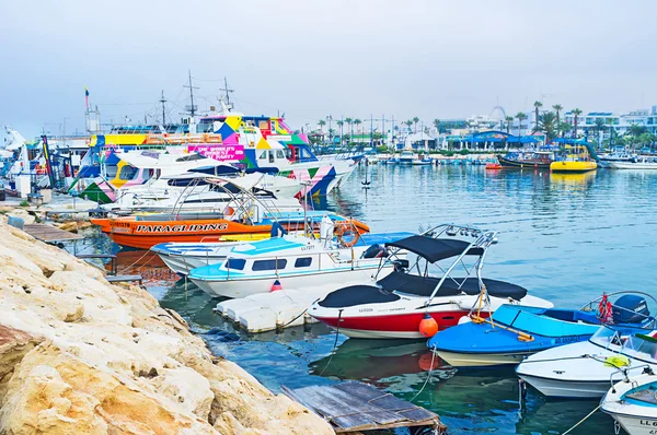 The colorful boats — Stock Photo, Image