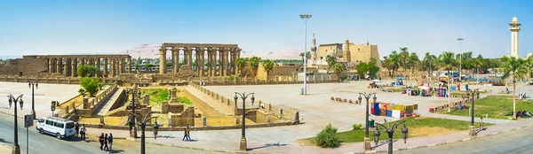 Panorama z Luxor — Zdjęcie stockowe