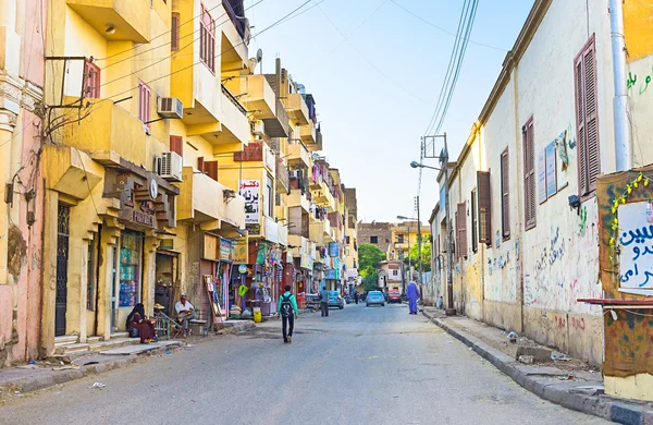 A rua empoeirada — Fotografia de Stock