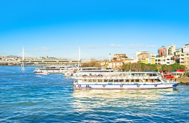 Bir feribot ile görünüm