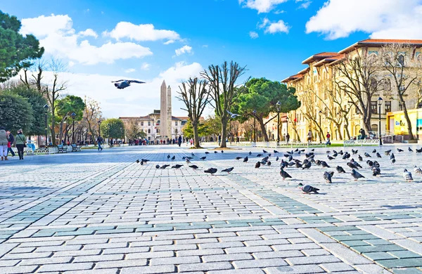 The square with the obelisks — Stock Photo, Image