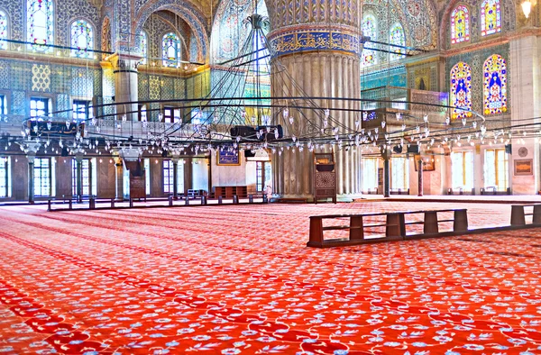 Interior of the Blue Mosque — Stock Photo, Image