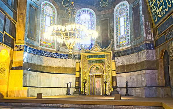 De apsis van de Hagia Sophia — Stockfoto