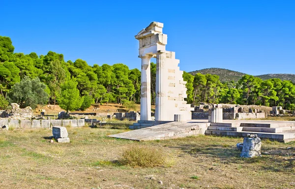 El sitio arqueológico de Epidaurus — Foto de Stock