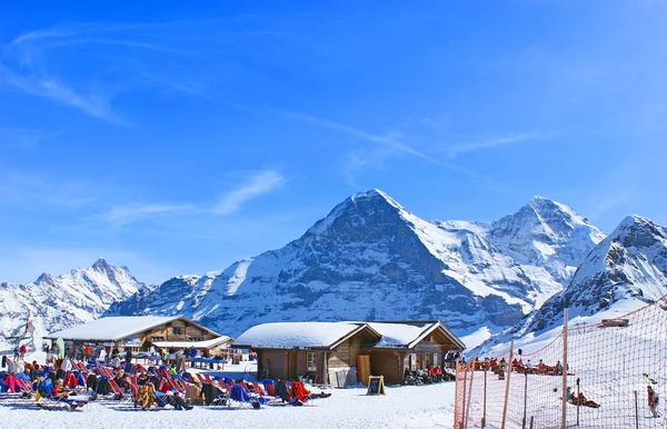 The Swiss resort — Stock Photo, Image