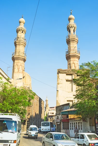 Dois minaretes — Fotografia de Stock